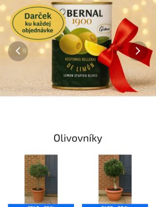 🥳Máme nový E-shop 🥳 Chod ho skontrolovať 🫒 Postupne pridávame nový sortiment 🫒🥳 Aktuálne tam máme pár olivovníkov,...